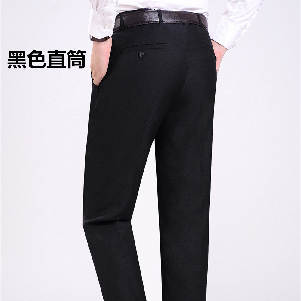 Pantalones de Vestir Hombre Slim Fit y Rectos | Negro y Azul Marino