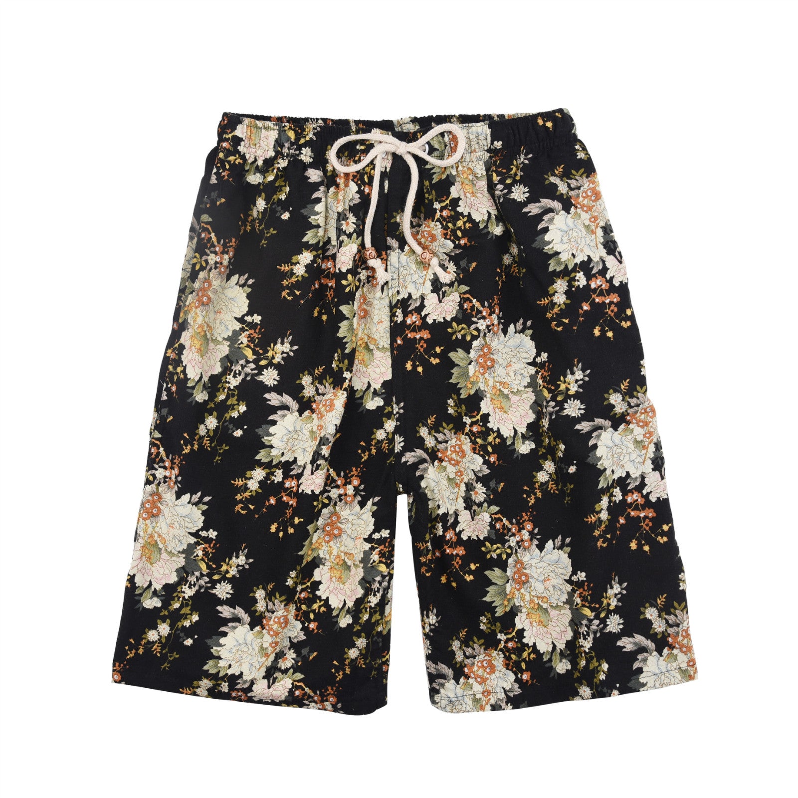 Shorts de Playa para Hombre – Algodón y Lino Estampado | Talla Única | 39 Diseños