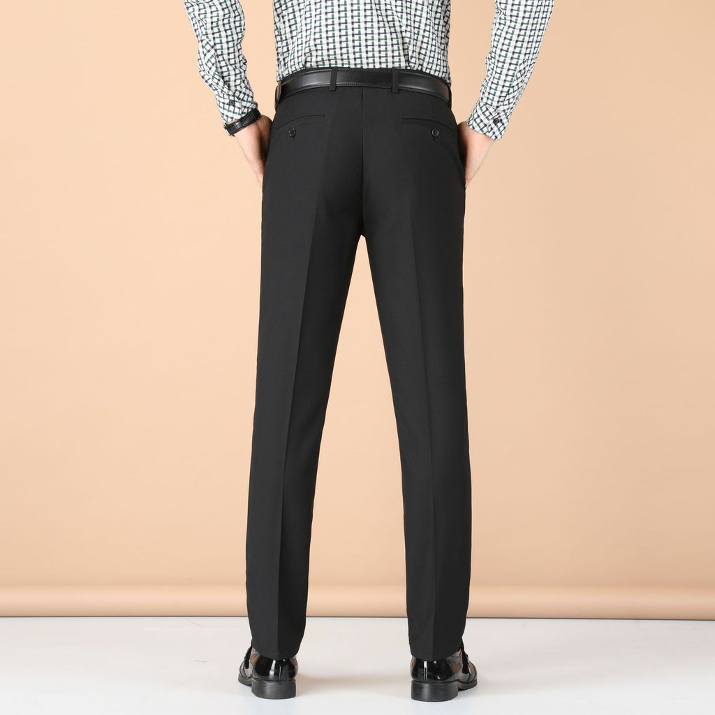 Pantalones de Vestir Hombre Slim Fit y Rectos | Negro y Azul Marino