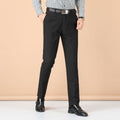 Pantalones de Vestir Hombre Business | Corte Slim y Recto Negro y Azul Marino