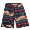Shorts de Playa para Hombre – Algodón y Lino Estampado | Talla Única | 39 Diseños