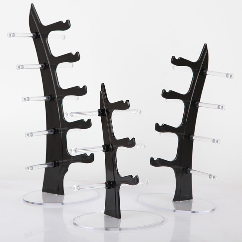 Expositor de Gafas Acrílico | Soporte Organizador de Gafas de Sol 3-5 Niveles