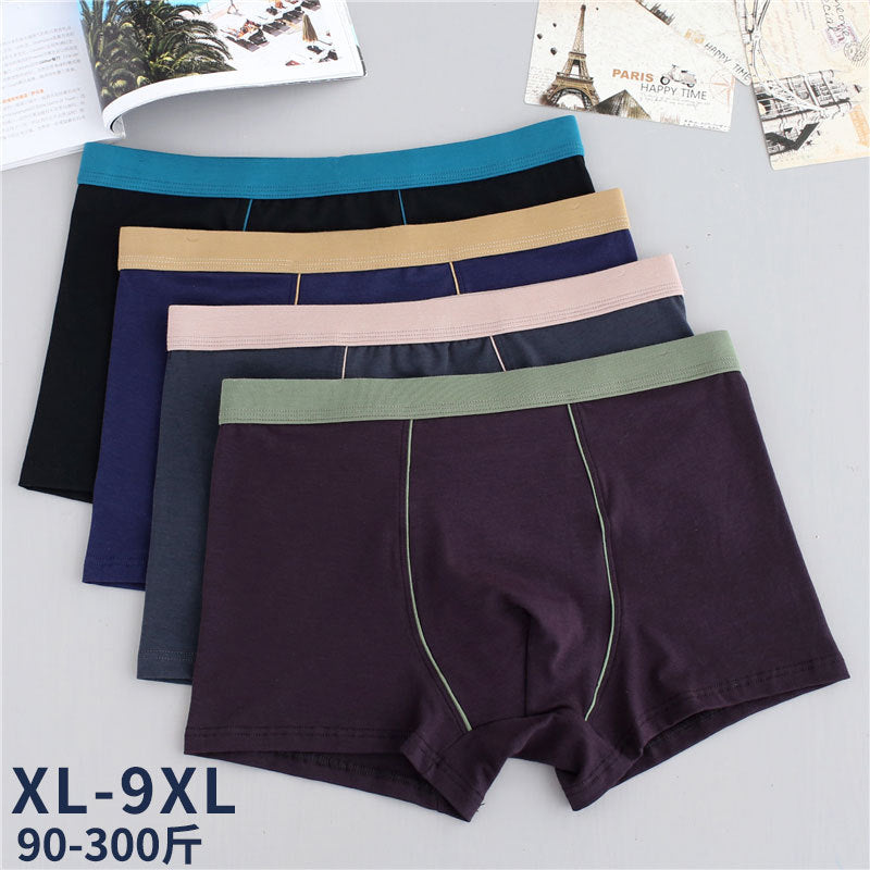 Calzoncillos Bóxer de Algodón para Hombre — Tallas Grandes XL a 9XL