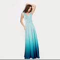 Vestido Largo Degradado con Tirantes Cruzados | Espalda Descubierta | 9 Colores | Tallas S-XL