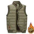 Chaleco Sin Mangas para Hombre – Forro Polar Fleece, Impermeable, Múltiples Bolsillos | Tallas M-8XL