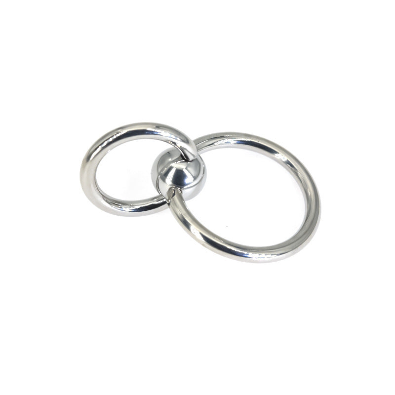 Anillo de Piercing de Titanio Puro | Doble Aro 24/28mm | Joyería Corporal Premium