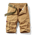 Pantalones Cortos de Trabajo para Hombre | 100% Algodón | Multi-Bolsillo | Verano