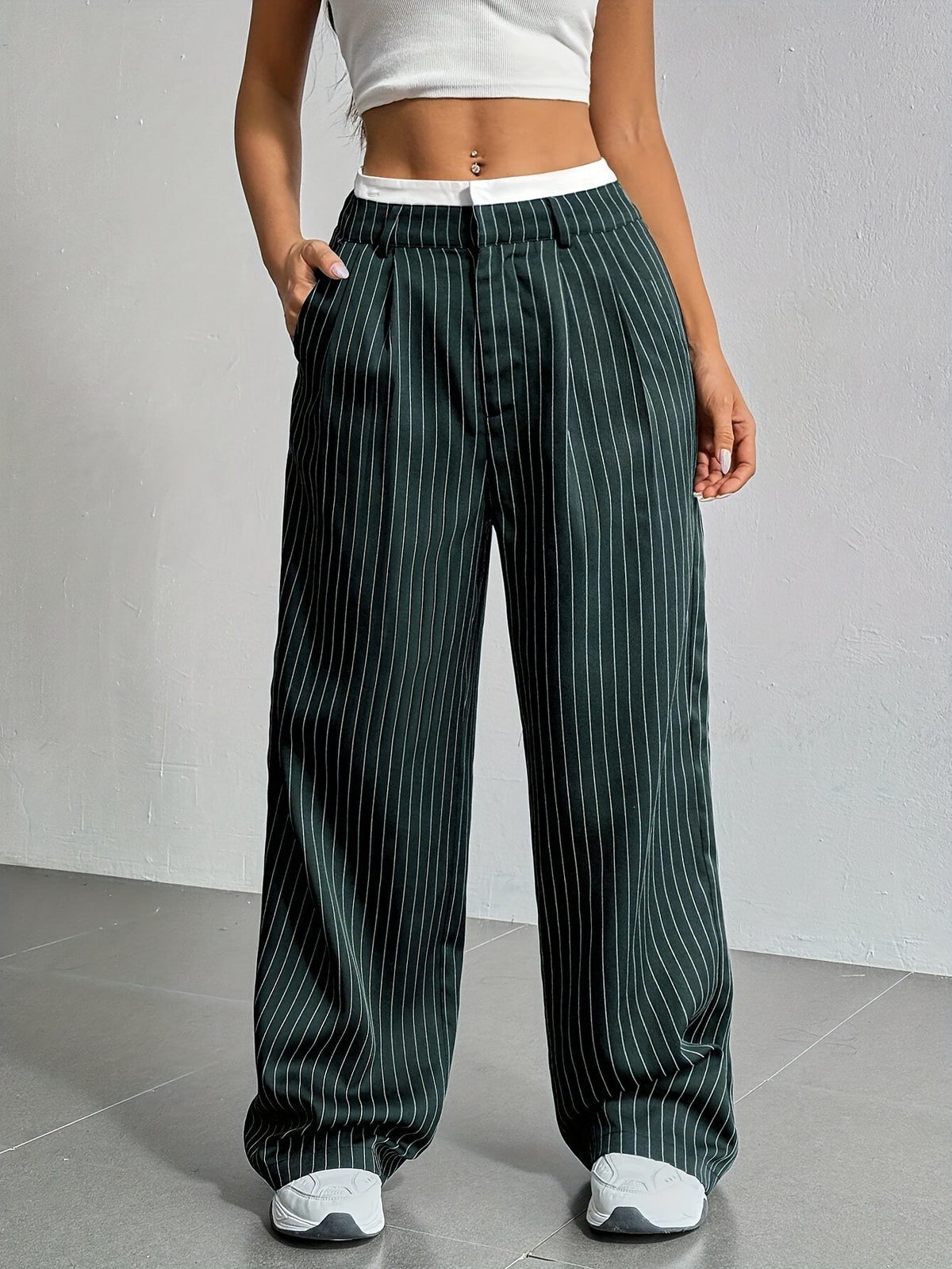 Pantalón Recto Mujer Cintura Alta | Holgado | Estilo Coreano | Primavera Verano | S-XXL