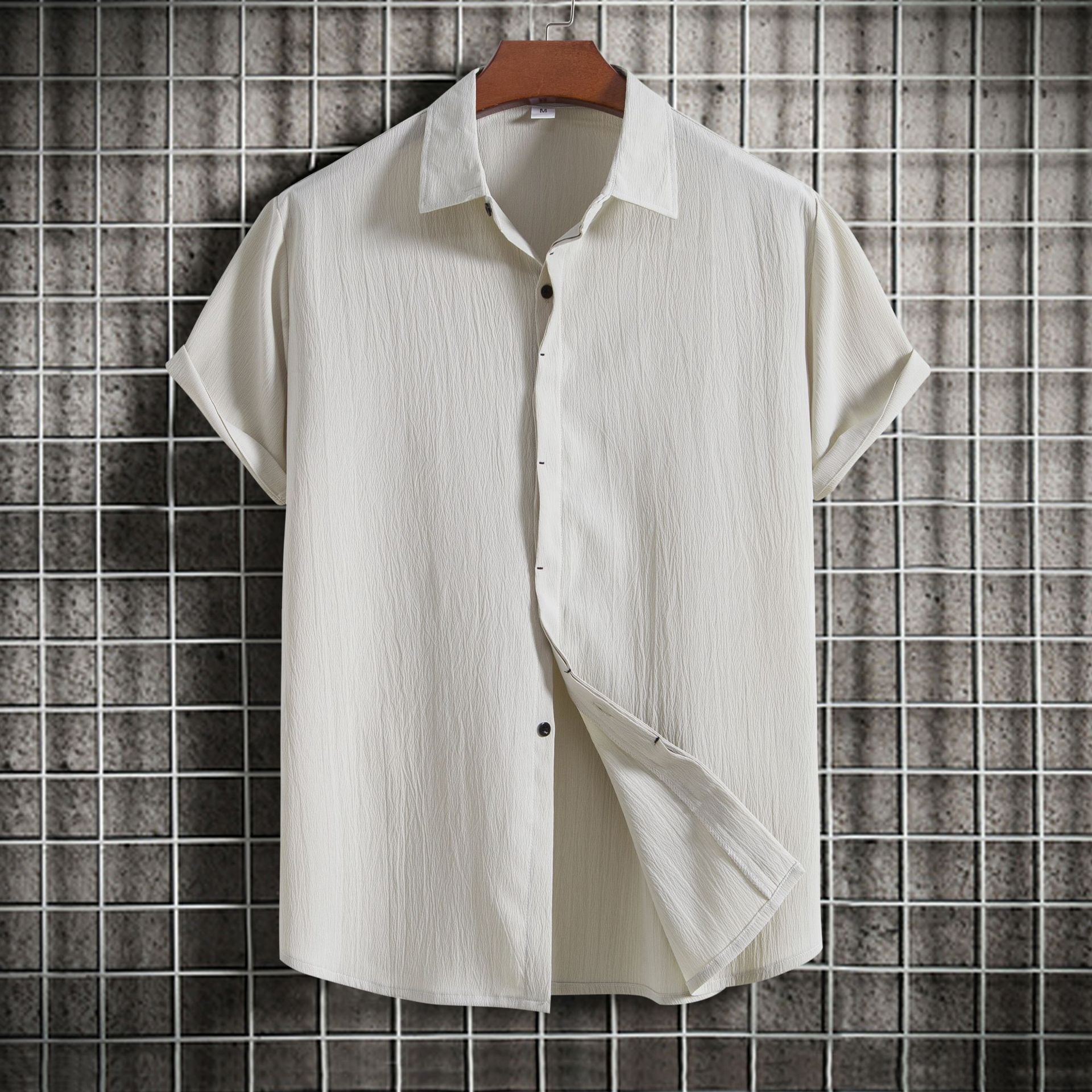 Polo Camisa de Manga Corta para Hombre con Botones — Estilo Casual Slim Fit | Verano 2026