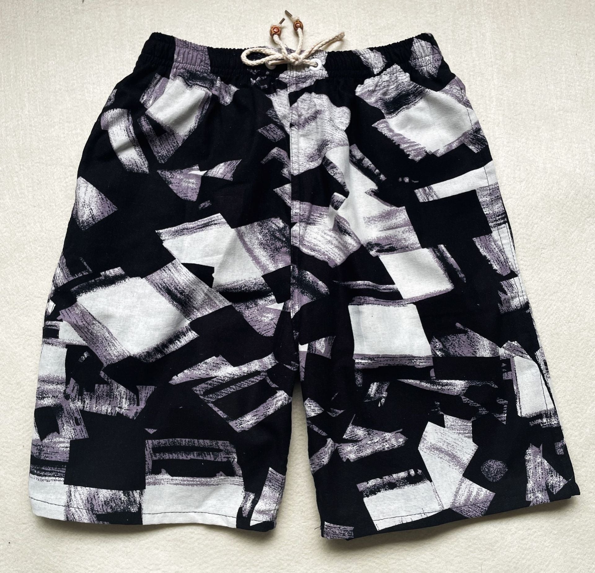 Pantalones Cortos de Playa Hombre Algodón-Lino | +30 Estampados | Talla Única 55-95 kg
