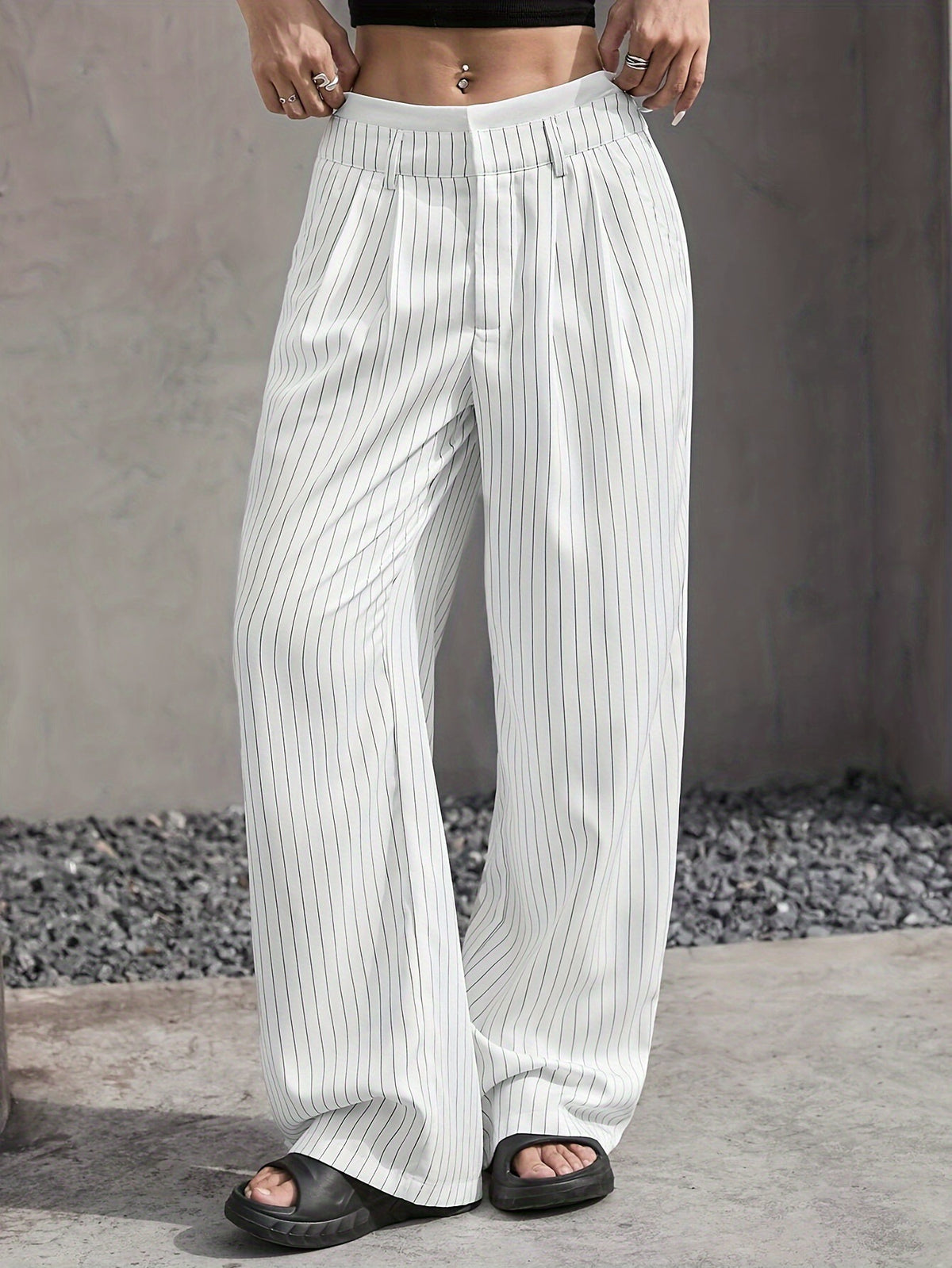 Pantalón Recto Mujer Cintura Alta | Holgado | Estilo Coreano | Primavera Verano | S-XXL