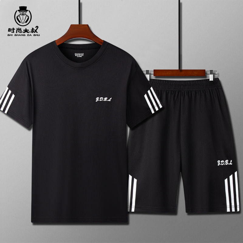 Conjunto Deportivo para Hombre — Camiseta + Shorts de Secado Rápido