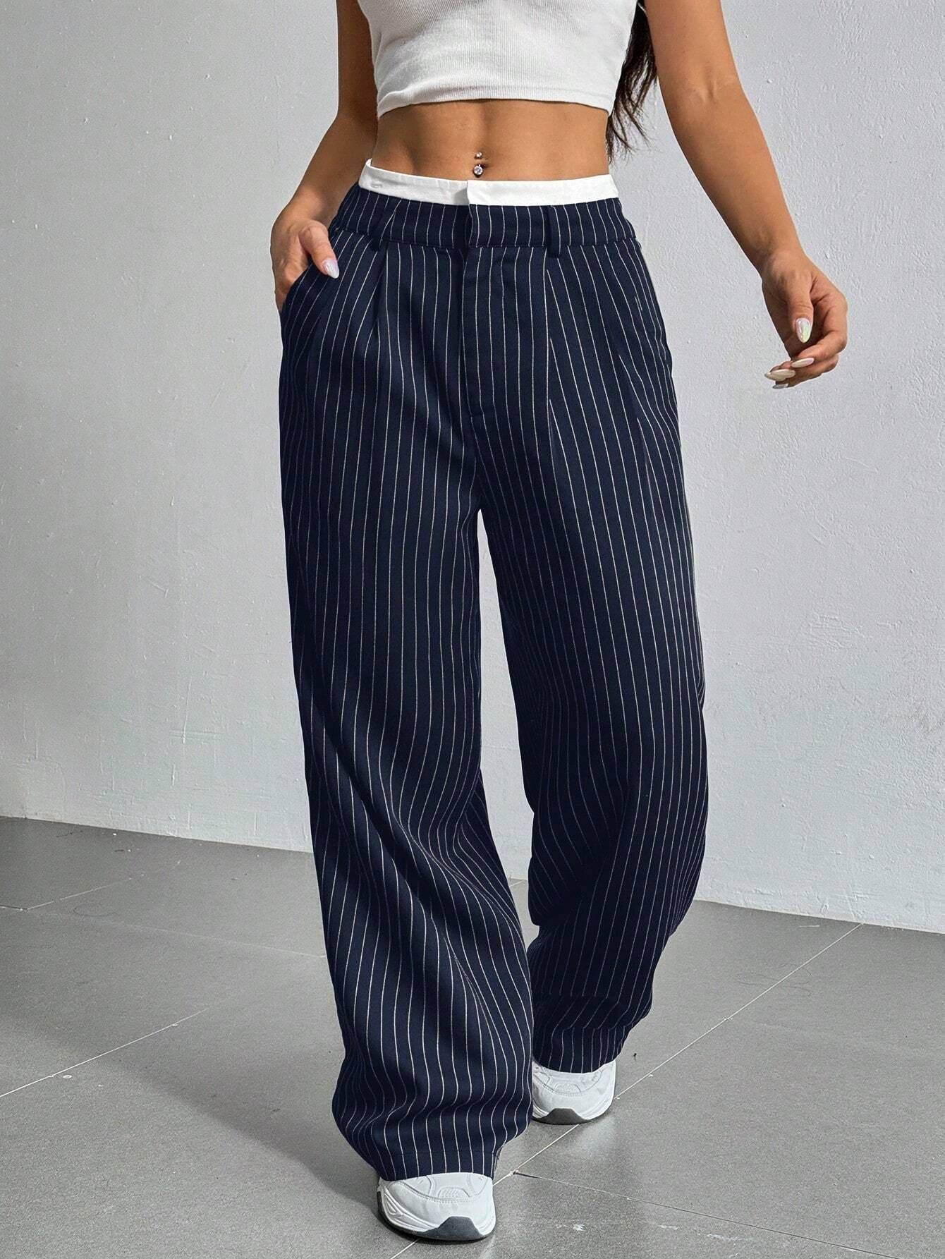 Pantalón Recto Mujer Cintura Alta | Holgado | Estilo Coreano | Primavera Verano | S-XXL