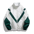 Chaqueta Hombre Cuello Alto Reflectante | Estilo Urbano | 7 Colores | Tallas M-XXXXL