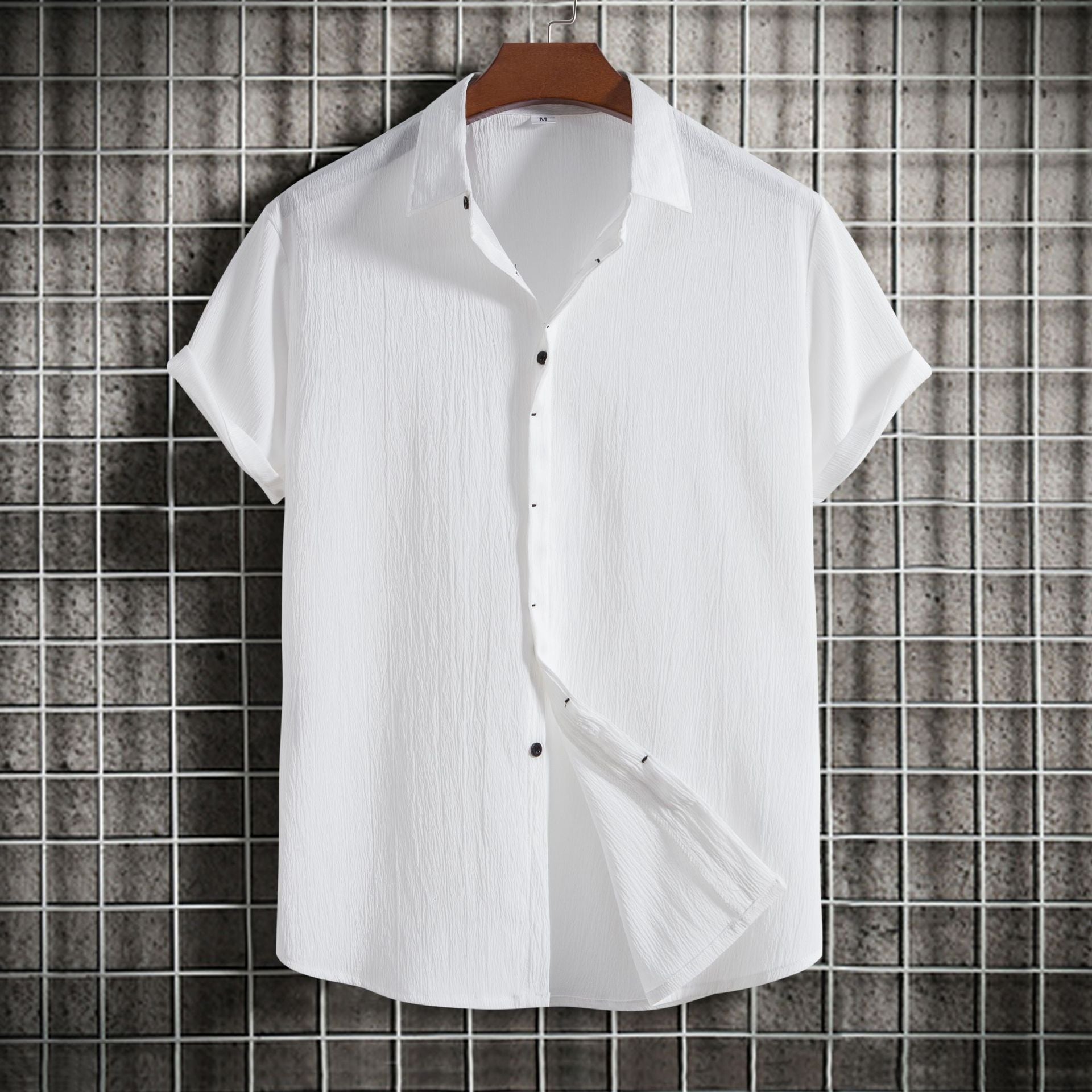 Polo Camisa de Manga Corta para Hombre con Botones — Estilo Casual Slim Fit | Verano 2026