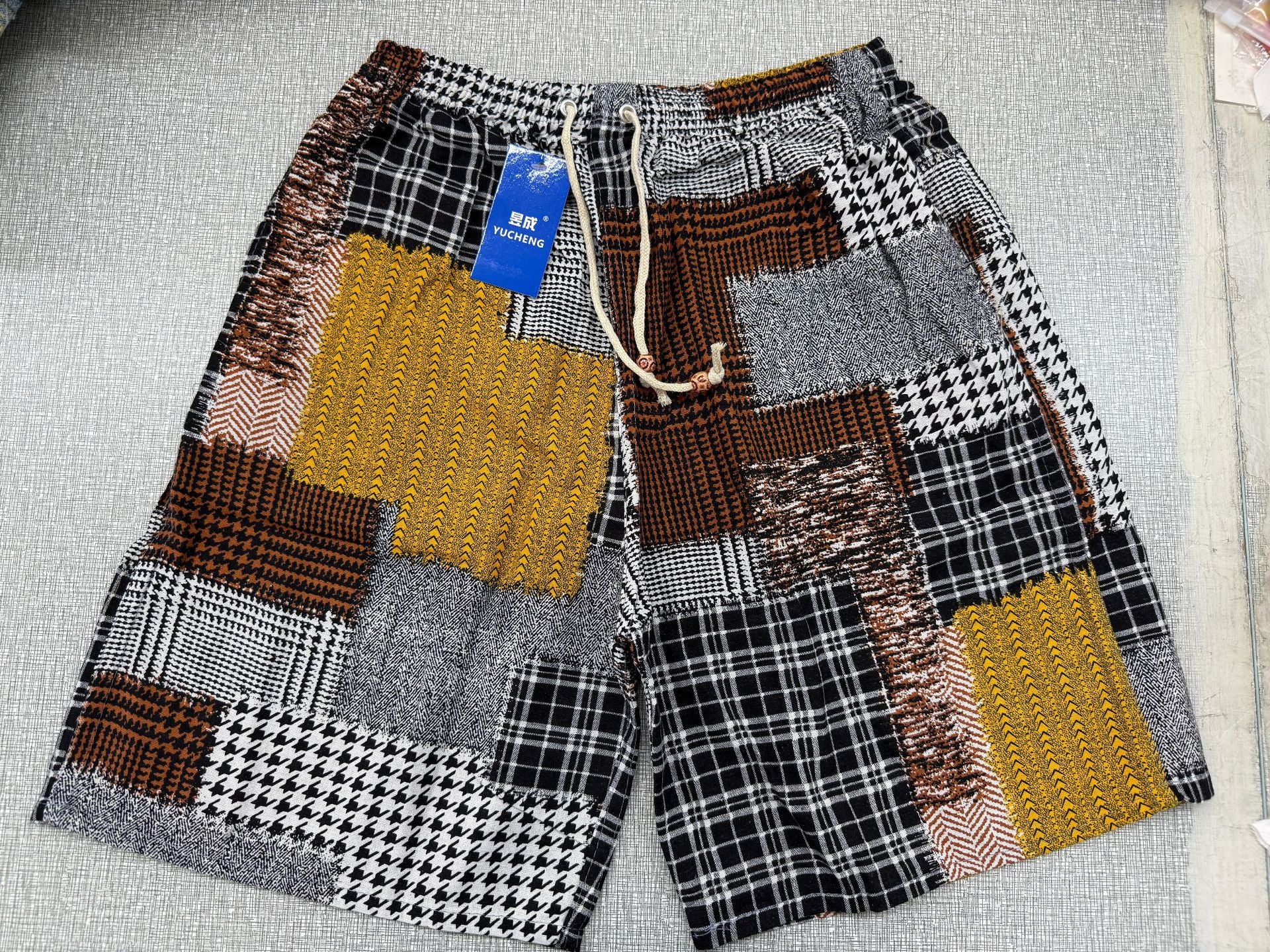 Shorts de Playa para Hombre – Algodón y Lino Estampado | Talla Única | 39 Diseños