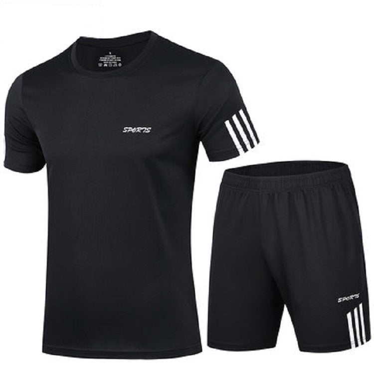 Conjunto Deportivo para Hombre — Camiseta + Shorts de Secado Rápido