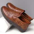 Zapatos Planos Hombre | Mocasín Casual | Malla y Cuero | Transpirables | Tallas 39-44