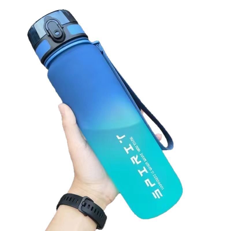 Botella de Agua Deportiva Infantil | 4 Colores Degradados | 500ml a 1000ml