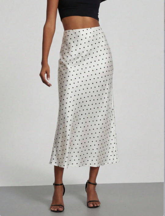 Falda Midi de Satén Elegante | Corte Sirena Estilizador | 40 Colores | Tallas XS-L