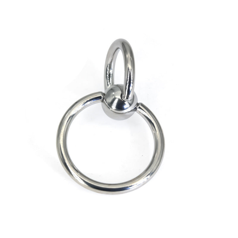 Anillo de Piercing de Titanio Puro | Doble Aro 24/28mm | Joyería Corporal Premium