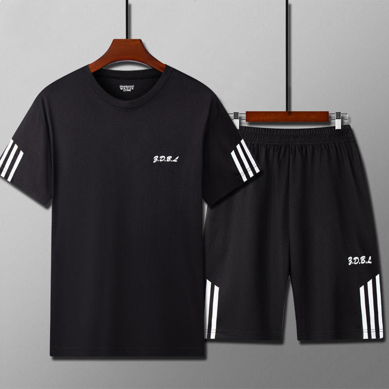 Conjunto Deportivo para Hombre — Camiseta + Shorts de Secado Rápido