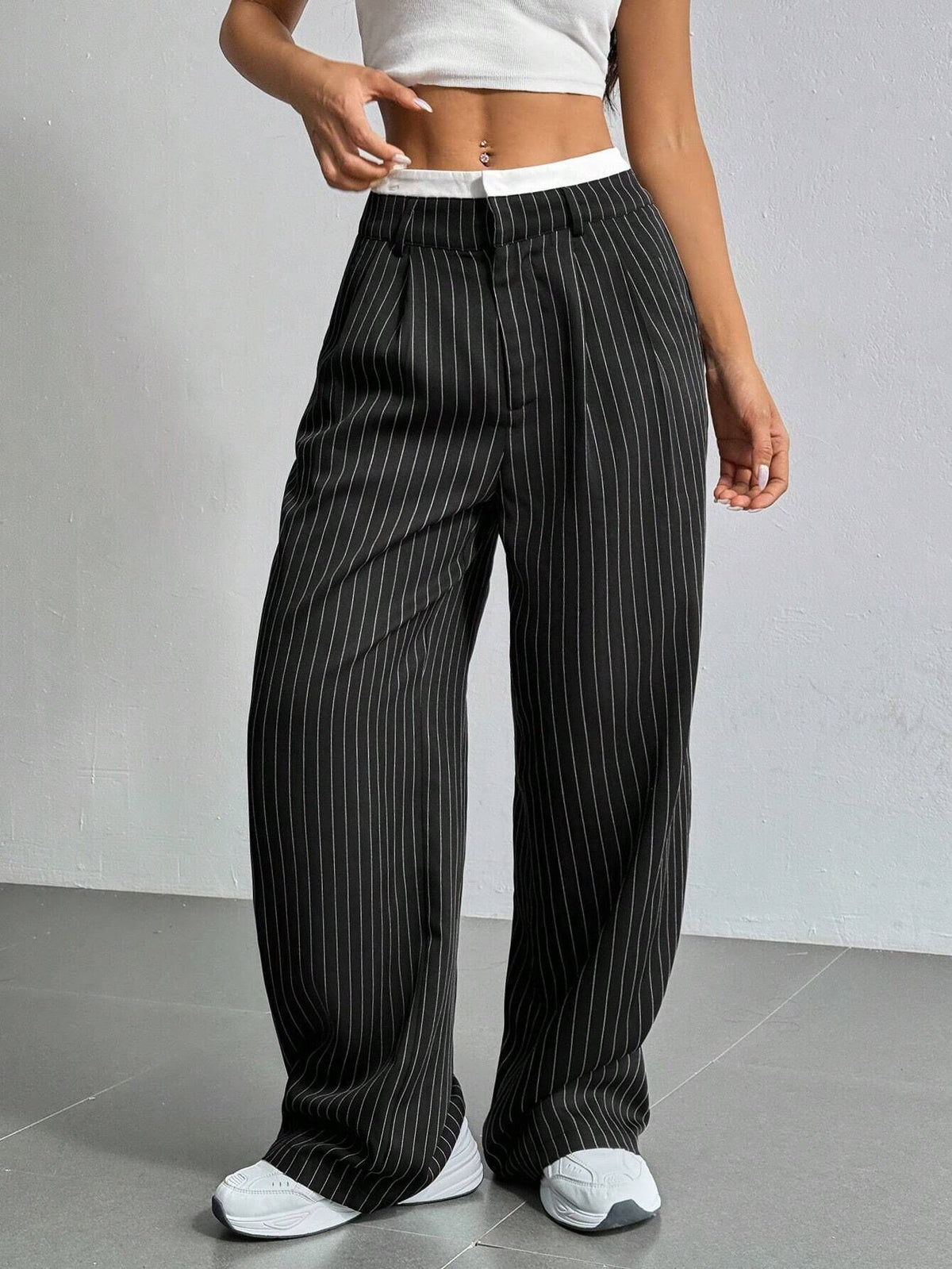 Pantalón Recto Mujer Cintura Alta | Holgado | Estilo Coreano | Primavera Verano | S-XXL