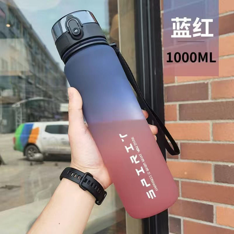 Botella de Agua Deportiva Degradada | Gran Capacidad Resistente al Calor