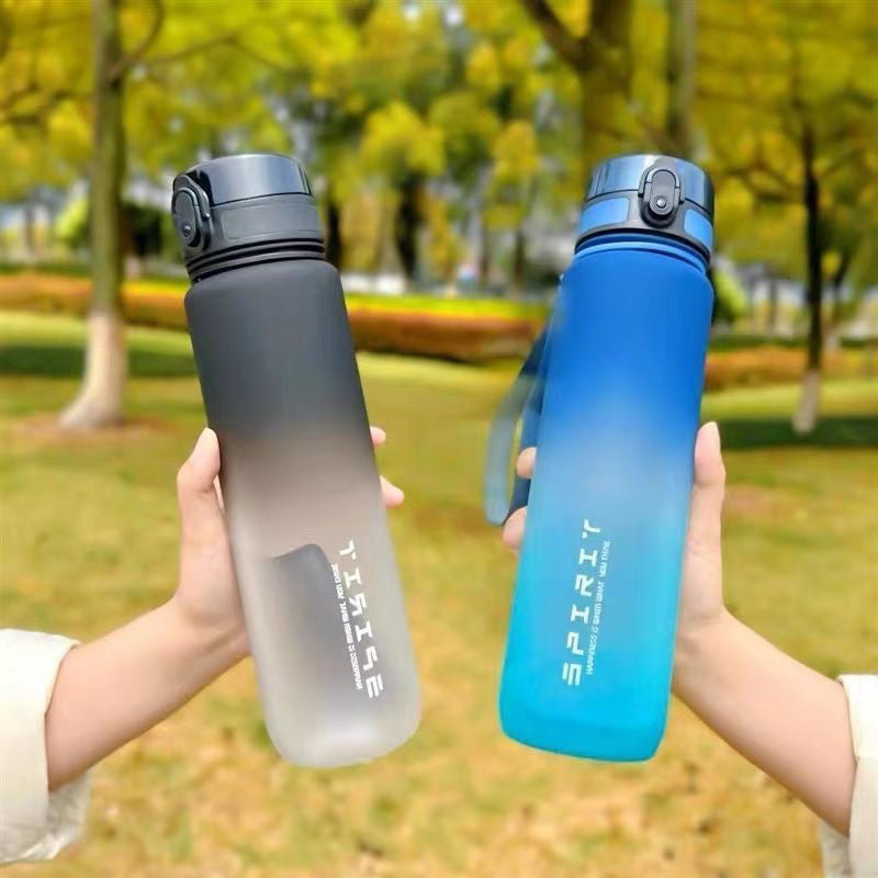 Botella de Agua Deportiva Degradada | Gran Capacidad Resistente al Calor