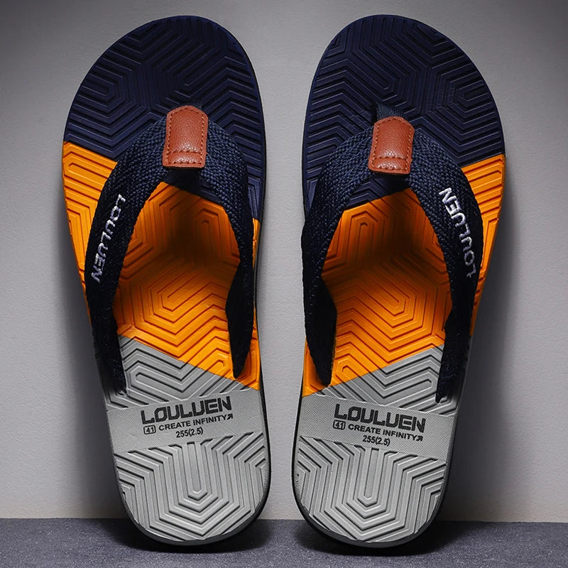 Pantuflas de Hombre para Verano — Estilo British, Suela EVA Ultraligera