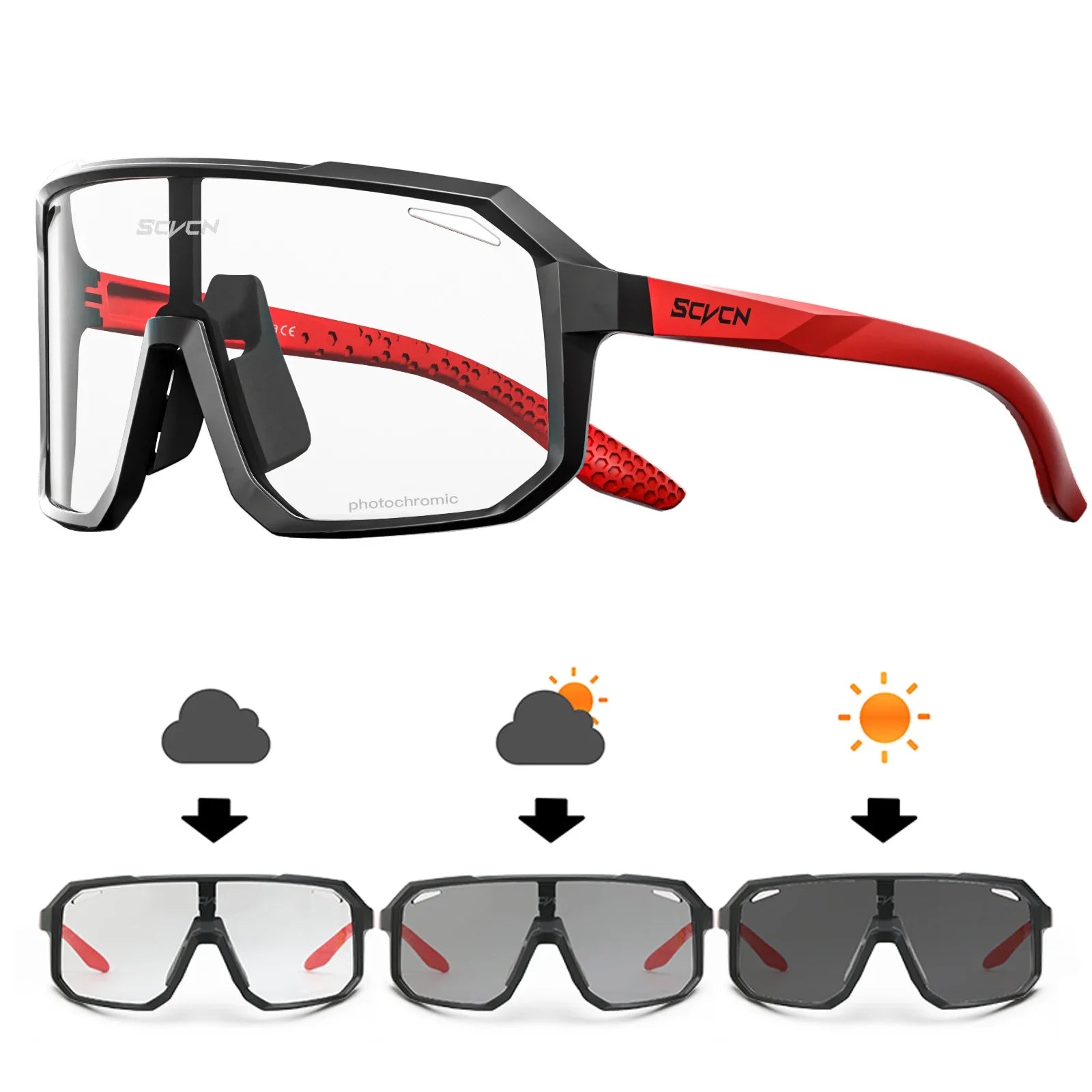 Gafas de Ciclismo en Carretera UV400 – Protección Solar para Hombre y Mujer