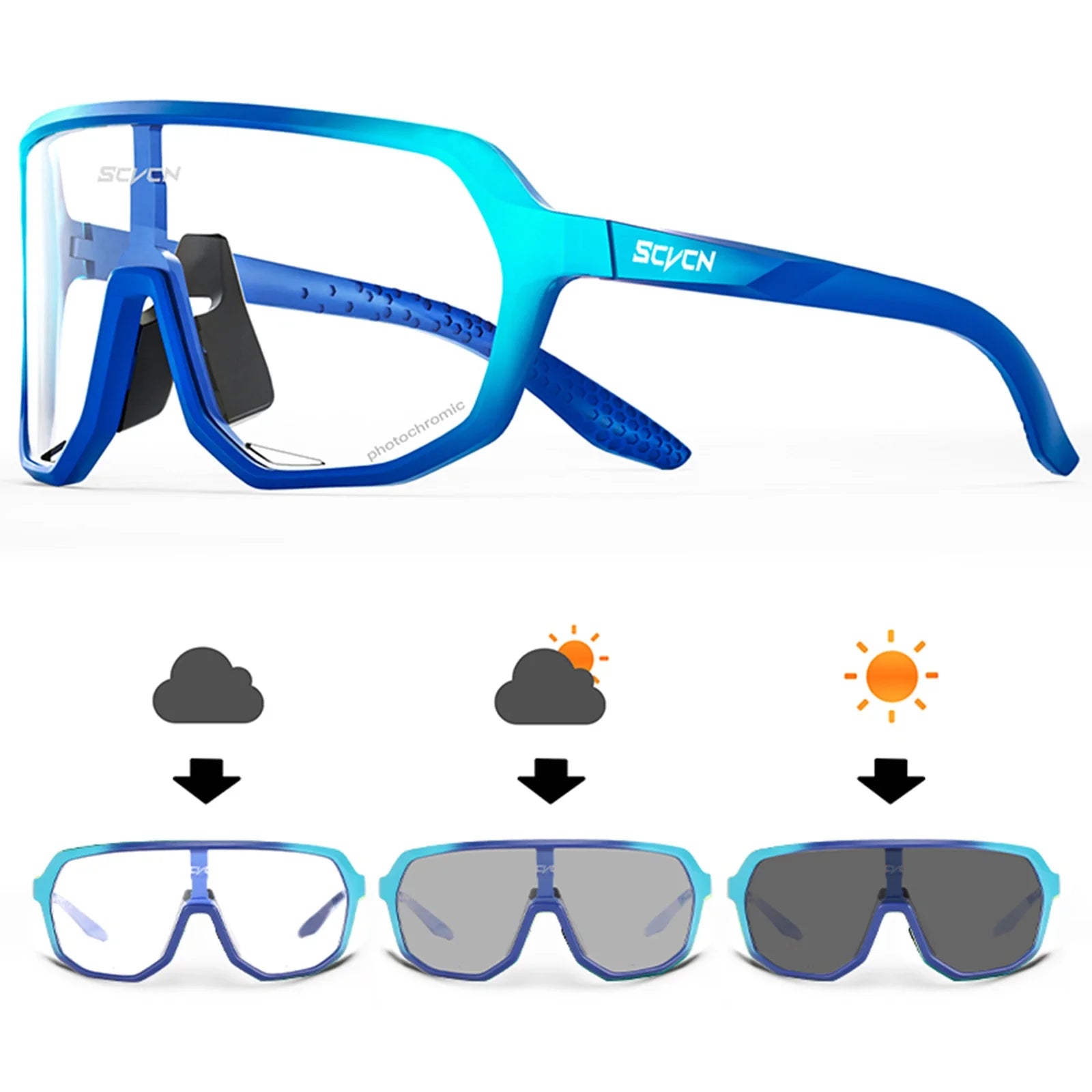 Gafas de Ciclismo en Carretera UV400 – Protección Solar para Hombre y Mujer