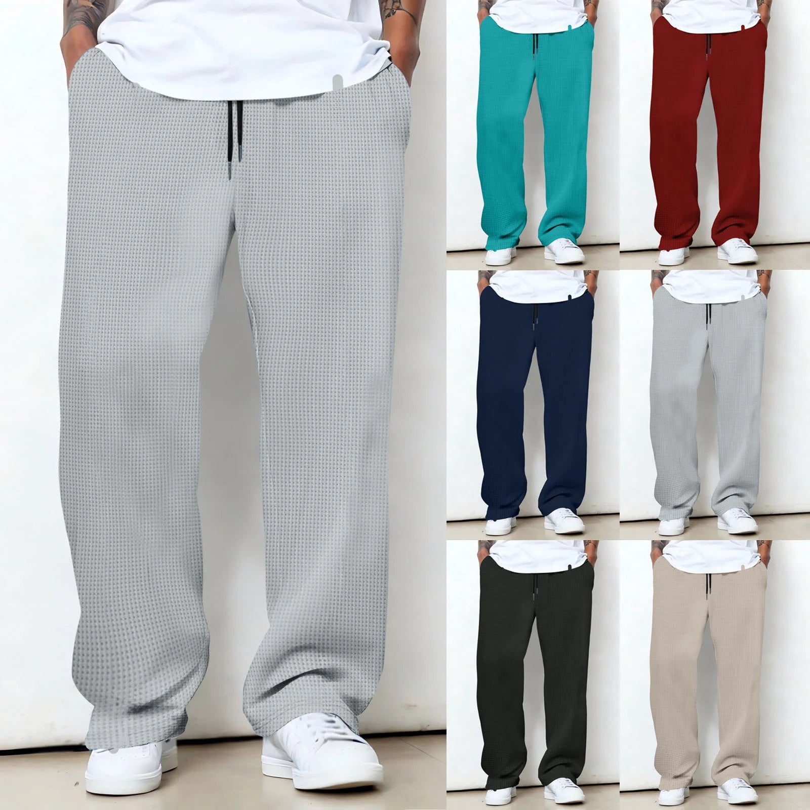 Pantalón Casual Hombre Corte Recto | Cómodo y Versátil