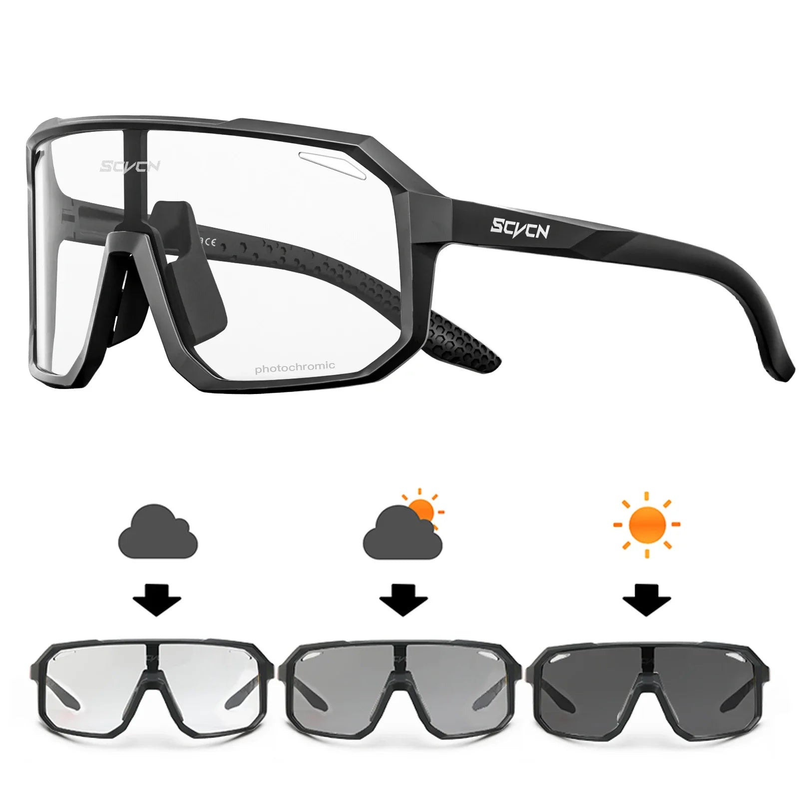 Gafas de Ciclismo en Carretera UV400 – Protección Solar para Hombre y Mujer