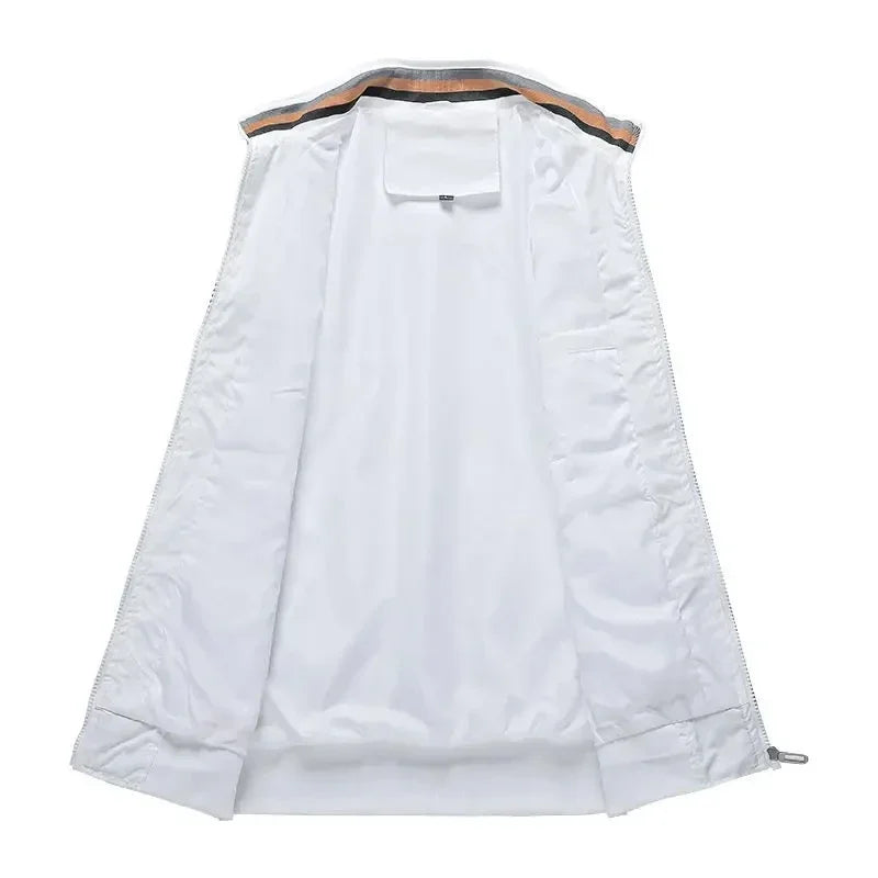 Men's Embroidered Jacket — Autumn & Winter, Waterproof