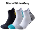 Pack 3 Pares Calcetines Running Marathon | Tobilleros Acolchados | Malla Transpirable | Unisex