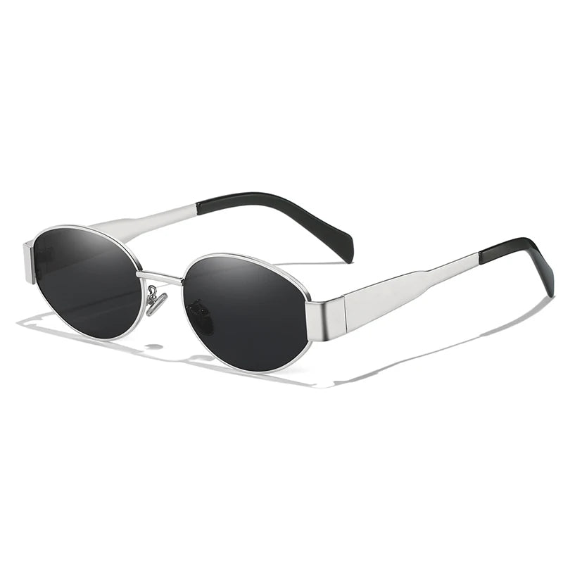 Gafas de Sol de Aleación para Hombre y Mujer – Montura Metálica, Estilo Trendy, Uso Exterior