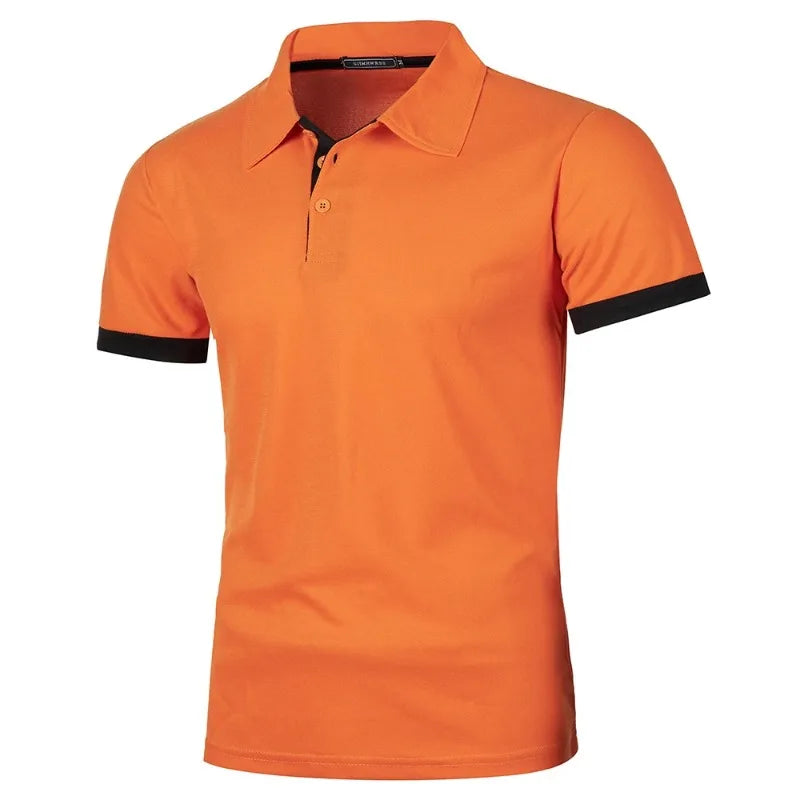 Polo de Manga Corta para Hombre – Camiseta con Botones, Estilo Casual | Tallas M-5XL
