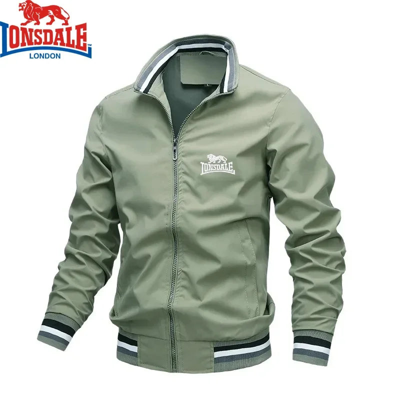 Men's Embroidered Jacket — Autumn & Winter, Waterproof