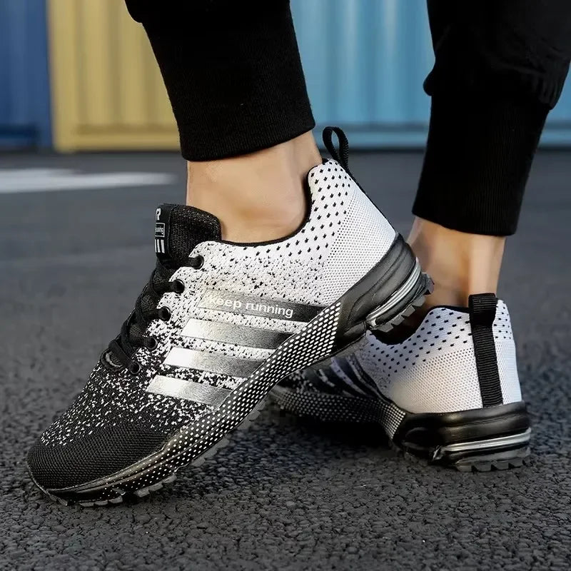 Zapatillas Casuales para Hombre – Diseño Patchwork, Transpirables, Anti-Olor | Tallas 37-46