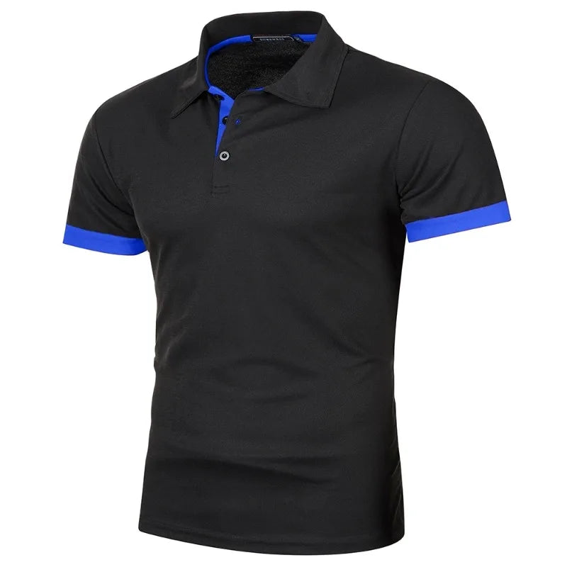 Polo de Manga Corta para Hombre – Camiseta con Botones, Estilo Casual | Tallas M-5XL