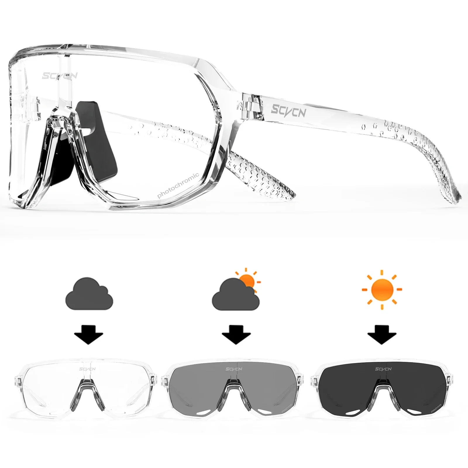 Gafas de Ciclismo en Carretera UV400 – Protección Solar para Hombre y Mujer