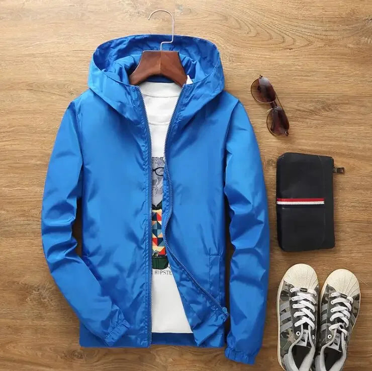 Chaqueta Bomber Hombre Impermeable | Cortavientos Piloto Casual