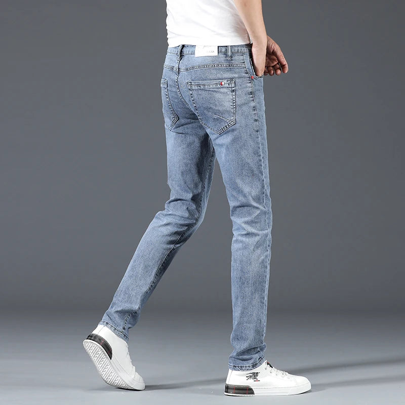 Vaqueros Slim Fit para Hombre – Algodón, Corte Ajustado | Tallas 28-36