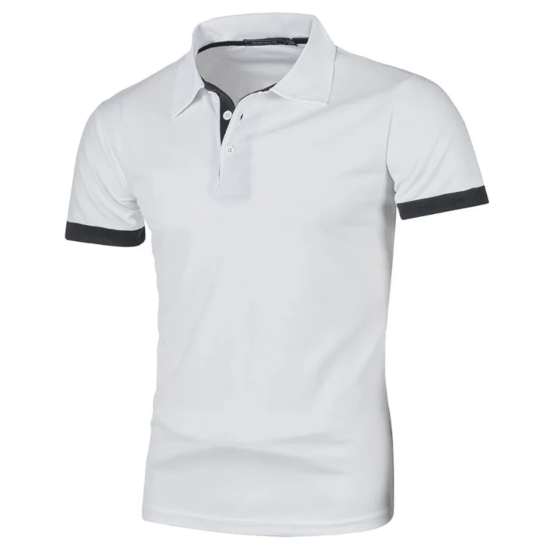 Polo de Manga Corta para Hombre – Camiseta con Botones, Estilo Casual | Tallas M-5XL