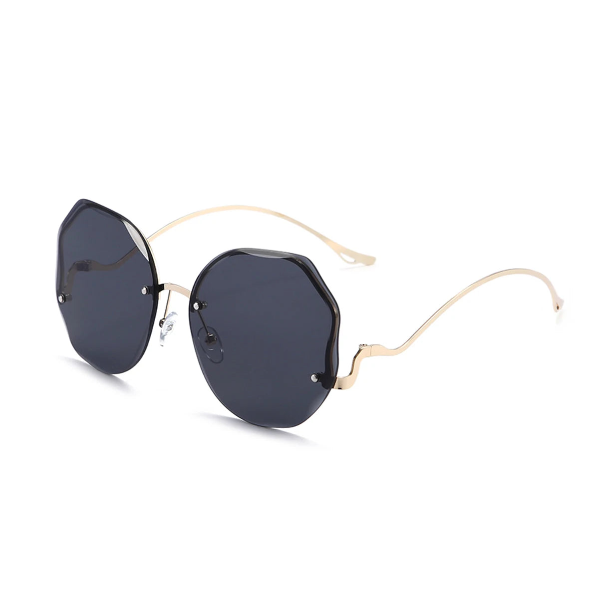 Gafas de Sol Cuadradas Extragrandes para Mujer – Montura Metálica, Estilo Vintage, UV400