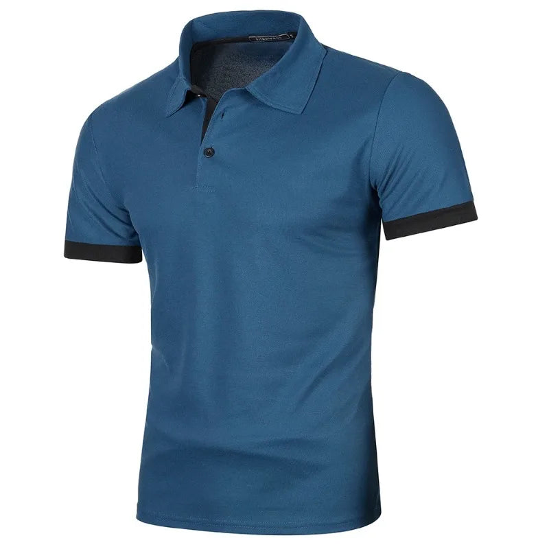 Polo de Manga Corta para Hombre – Camiseta con Botones, Estilo Casual | Tallas M-5XL