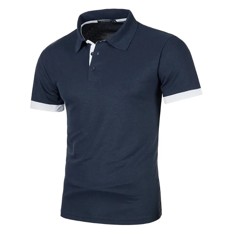 Polo de Manga Corta para Hombre – Camiseta con Botones, Estilo Casual | Tallas M-5XL