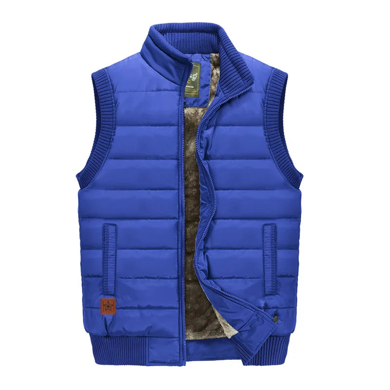 Chaleco Sin Mangas para Hombre – Forro Polar Fleece, Impermeable, Múltiples Bolsillos | Tallas M-8XL