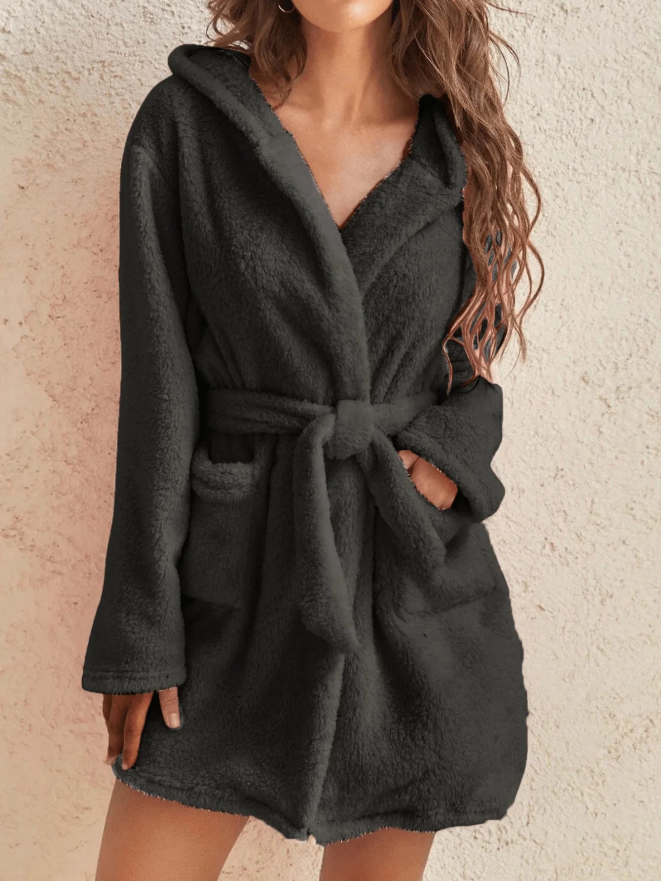 Pijama de Lana con Capucha para Mujer | Cálido y Cómodo | Otoño-Invierno